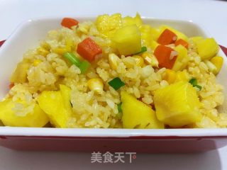 菠蘿炒飯的做法步驟：10
