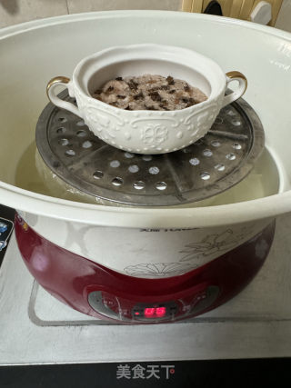 羊肚菌蒸肉餅的做法步驟：10