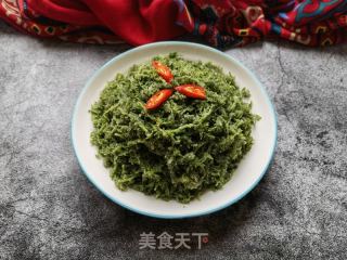 蒸迷迷蒿的做法步驟：13