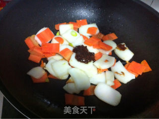 什錦炒年糕的做法步驟：7