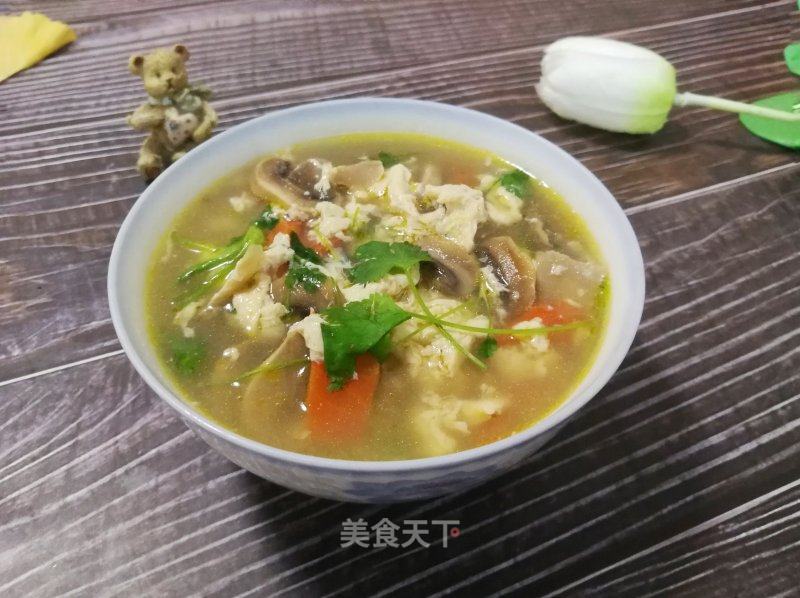 蘑菇蛋花湯的做法