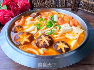 韓式泡菜鍋的做法步驟：12