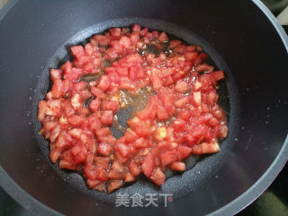 番茄肉末意大利直面的做法步驟：6