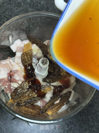 羊肚菌蒸肉餅的做法步驟：7
