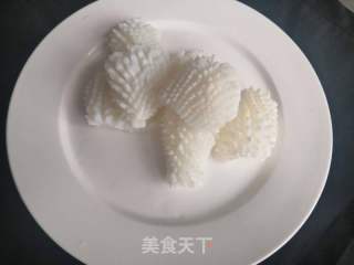 浙江名菜&蒜爆目魚花的做法步驟：8