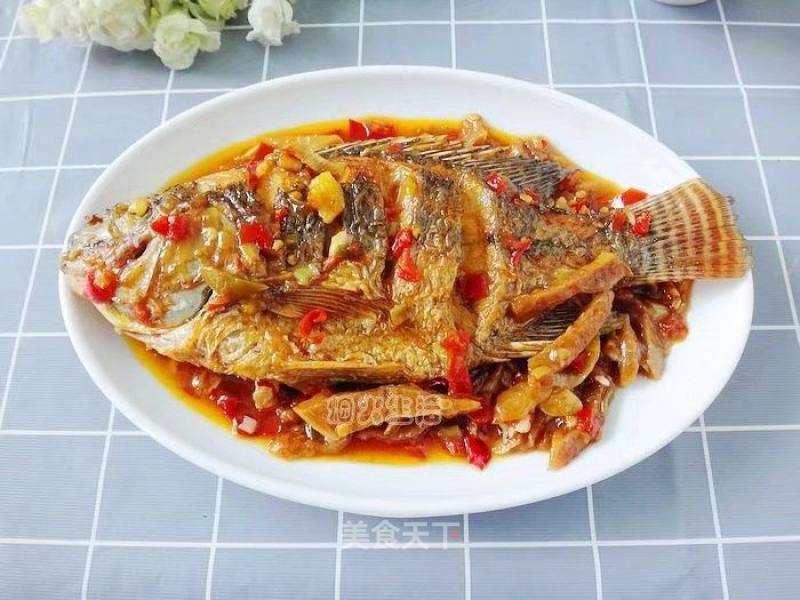 酸筍燒羅非魚的做法