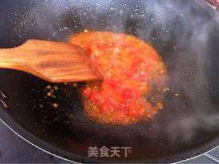 番茄炒年糕的做法步驟：8