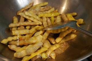 凍豆腐燉豆角的做法步驟：4