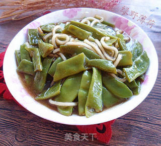 粉條燉扁豆的做法步驟：8