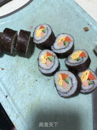 紫菜飯團的做法步驟：8