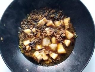 梅干菜燒肉的做法步驟：9