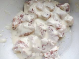 溜肉段的做法步驟：4