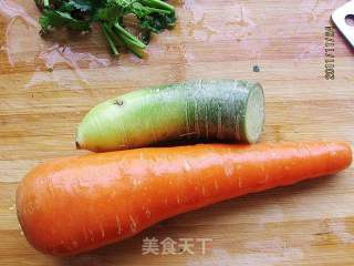 雙拌蘿卜絲的做法步驟：1