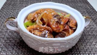大蔥燒雞腿的做法步驟：15