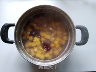 蜜豆桂花年糕湯的做法步驟：4