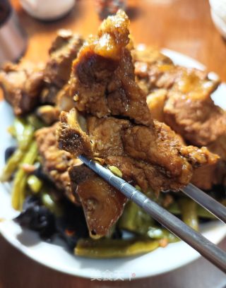 四季豆醬燜龍骨的做法步驟：9