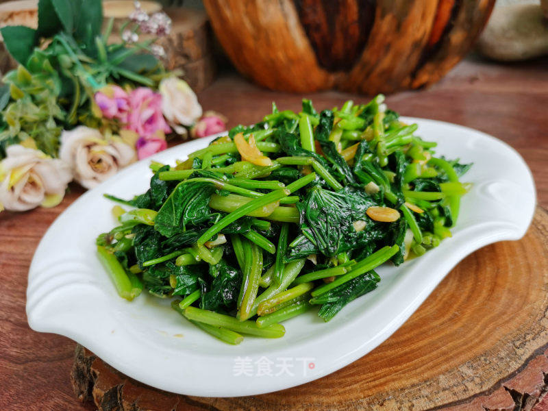 蒜香腐乳紅薯葉的做法