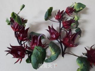 洛神花果脯的做法步驟：1