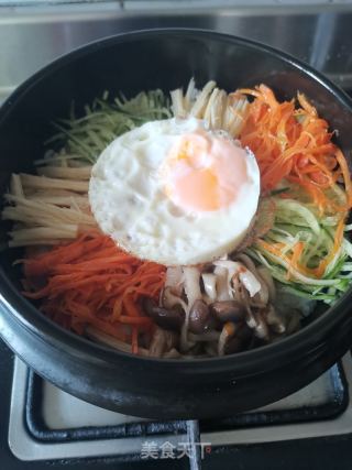 韓式拌飯的做法步驟：17