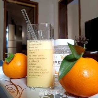 枇杷蜜果凍橙奶昔的做法步驟：9