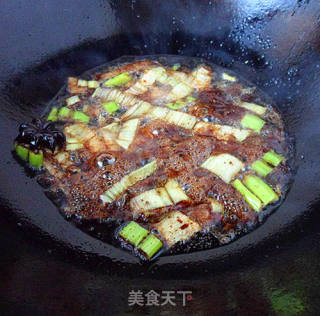 粉條燉扁豆的做法步驟：5