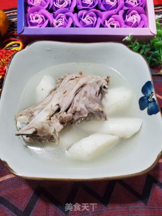 鴨骨架煲山藥的做法步驟：6