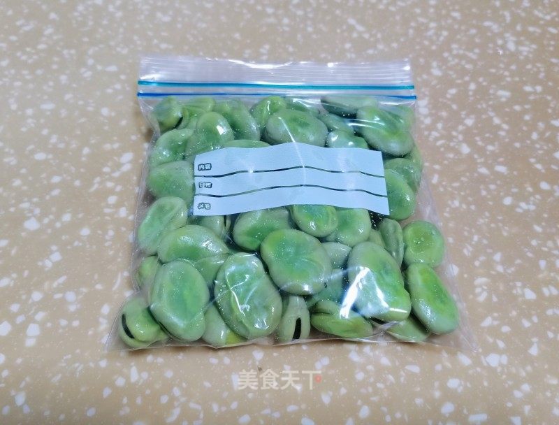 蠶豆保存法的做法