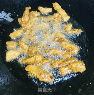 糖醋里脊的做法步驟：7