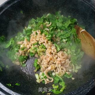 肉沫海米青菜粥的做法步驟：13