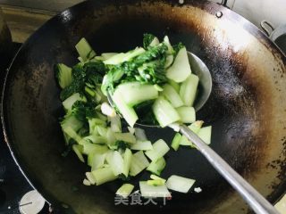 清炒快菜的做法步驟：6