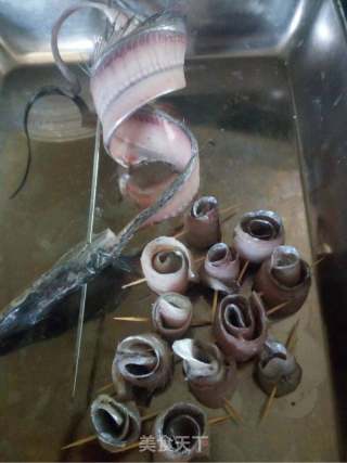 泰式雞醬帶魚卷的做法步驟：5