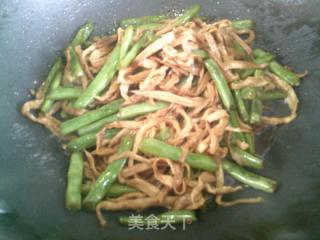 大頭菜絲炒梅豆的做法步驟：11