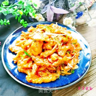 鍋包肉（雞肉版）的做法步驟：22
