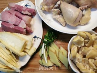 江南名菜～腌篤鮮，湯白汁濃 鮮香味美的做法步驟：3