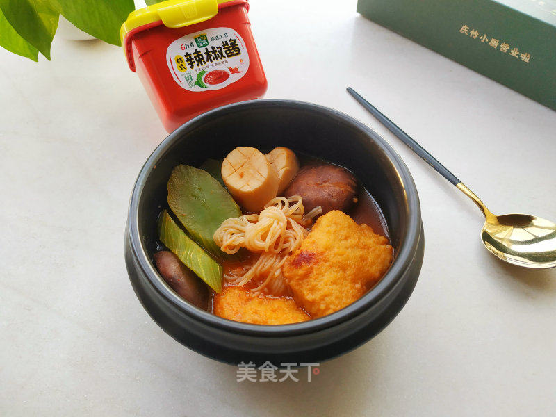 韓式部隊素火鍋的做法
