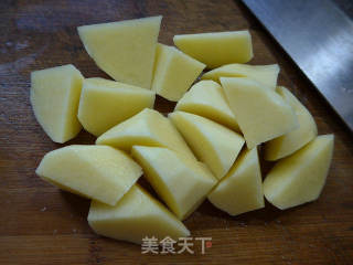 濃湯寶土豆塊的做法步驟：3