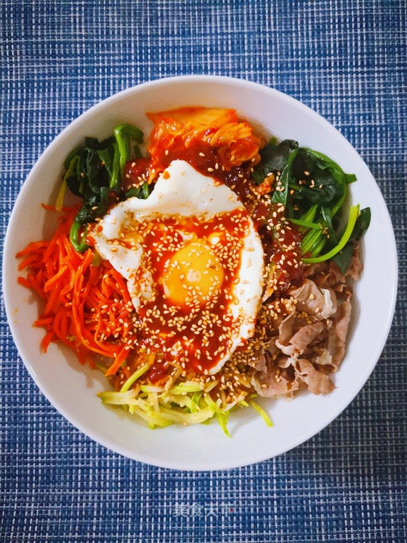 韓式拌飯的做法