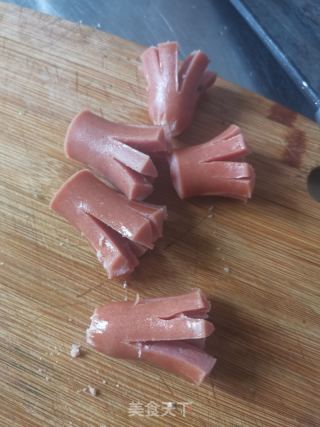 香腸意面的做法步驟：5