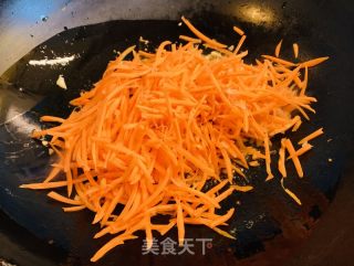 火麻仁素炒三絲的做法步驟：4