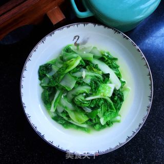 茶油炒奶白菜的做法步驟：9