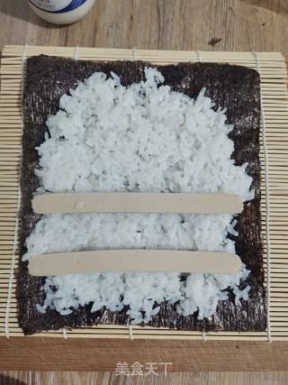 肉松火腿壽司的做法步驟：3