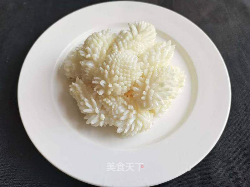 浙江名菜&蒜爆目魚花的做法