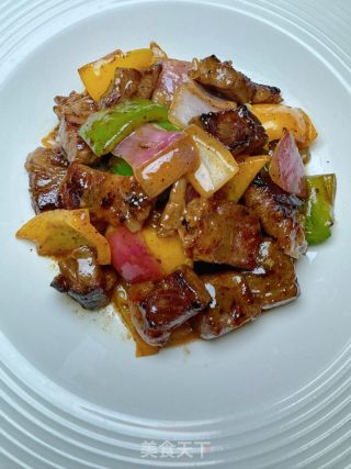 黑椒牛肉粒的做法步驟：15