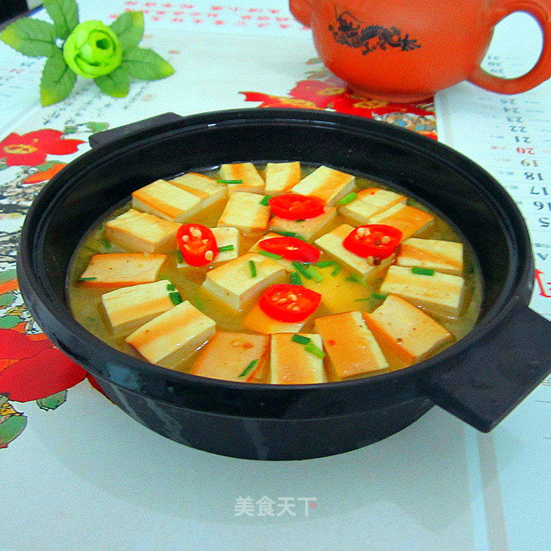 微波爐煮豆腐的做法