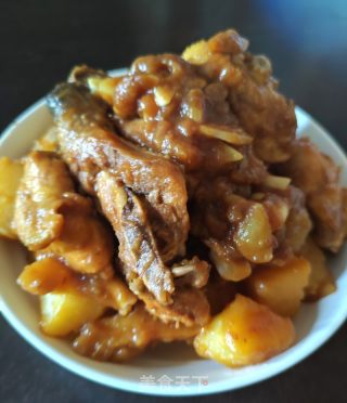 土豆燜雞的做法步驟：7