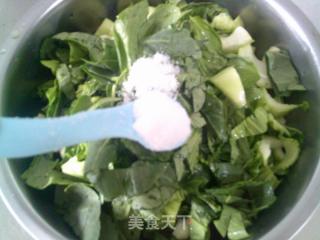 毛豆炒手捏菜的做法步驟：4