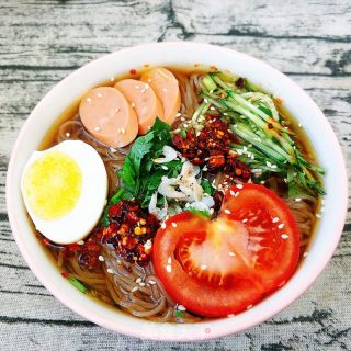 東北蕎麥大冷面的做法步驟：6