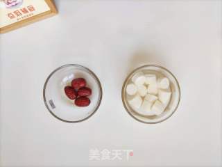 不加雞蛋面粉，寶寶輔食山藥紅棗糕，附成功小竅門~的做法步驟：1