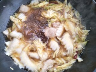五花肉燉粉條的做法步驟：7