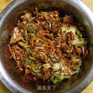 辣白菜的做法步驟：8